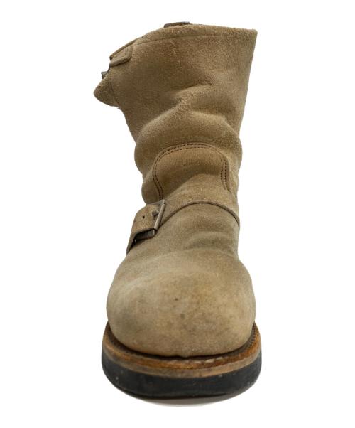 RED WING（レッドウィング）RED WING (レッドウィング) スウェード エンジニアブーツ ベージュ サイズ:8Dの古着・服飾アイテム