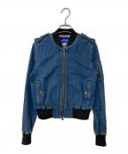 BURBERRY BLUE LABELバーバリー ブルー レーベル）の古着「デニムブルゾン」｜インディゴ