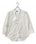 JIL SANDER NAVY（ジルサンダー ネイビー）の古着「スキッパーブラウス」｜ホワイト