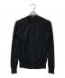 JIL SANDER NAVY（ジルサンダー ネイビー）の古着「シルクウールラインカーディガン」｜ブラック×オレンジ