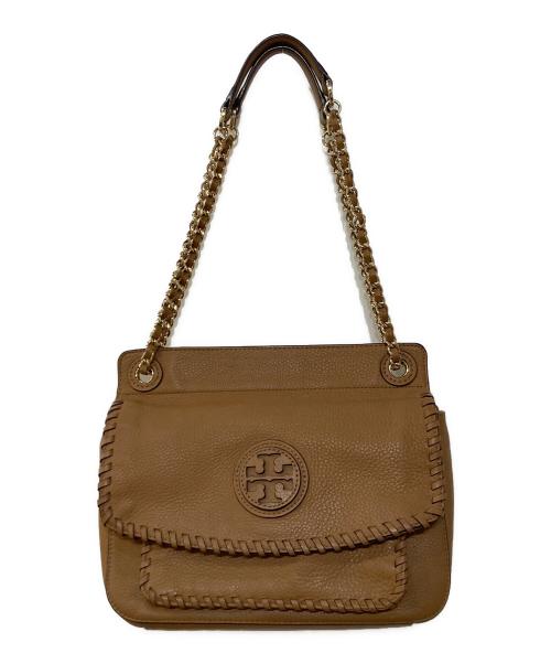TORY BURCH（トリーバーチ）TORY BURCH (トリーバーチ) チェーンショルダーバッグ ブラウンの古着・服飾アイテム