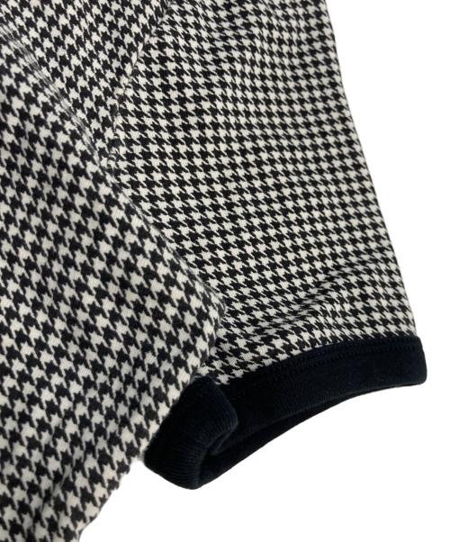 courreges（クレージュ）courreges (クレージュ) Houndstooth T-Shirt Tシャツ ブラック サイズ:Mの古着・服飾アイテム