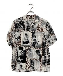 WACKO MARIA（ワコマリア）の古着「LARRY CLARK "TULSA" / S/S HAWAIIAN SHIRTS (TYPE-2) ハワイアンシャツ」｜ホワイト