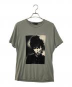 Thee Hysteric XXX×Johnny Thundersジィ ヒステリックトリプルエックス×ジョニーサンダース）の古着「JN N COLD BLOOD Tシャツ」｜グリーン