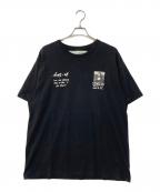 OFFWHITEオフホワイト）の古着「MONNALISA S/S OVER TEE モナリザ オーバーサイズ ハーフカットソー」｜ブラック