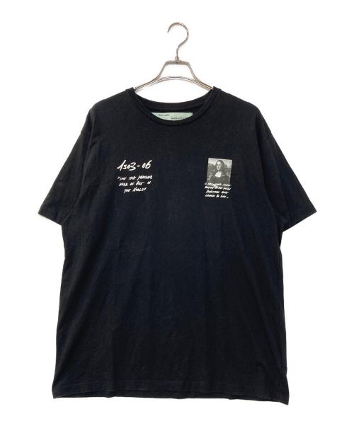 OFFWHITE（オフホワイト）OFFWHITE (オフホワイト) MONNALISA S/S OVER TEE モナリザ オーバーサイズ ハーフカットソー ブラック サイズ:Mの古着・服飾アイテム