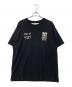 OFFWHITE（オフホワイト）の古着「MONNALISA S/S OVER TEE モナリザ オーバーサイズ ハーフカットソー」｜ブラック