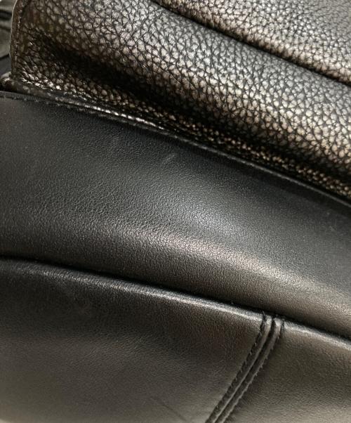 COACH（コーチ）COACH (コーチ) PEBBLED LEATHER BACK PACK レザー バックパック シルバーの古着・服飾アイテム