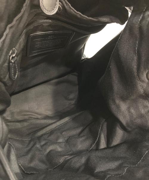COACH（コーチ）COACH (コーチ) PEBBLED LEATHER BACK PACK レザー バックパック シルバーの古着・服飾アイテム