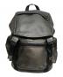 COACH（コーチ）の古着「PEBBLED LEATHER BACK PACK レザー バックパック」｜シルバー