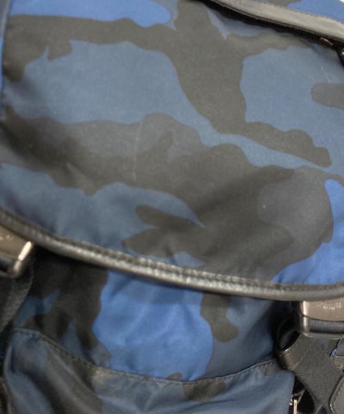 COACH（コーチ）COACH (コーチ) Terrain Trek Pack In Printed Nylon カモフラ柄バックパック ブルーの古着・服飾アイテム