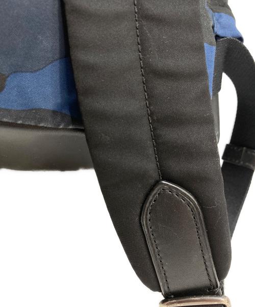 COACH（コーチ）COACH (コーチ) Terrain Trek Pack In Printed Nylon カモフラ柄バックパック ブルーの古着・服飾アイテム