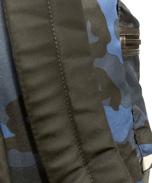 COACH（コーチ）COACH (コーチ) Terrain Trek Pack In Printed Nylon カモフラ柄バックパック ブルーの古着・服飾アイテム