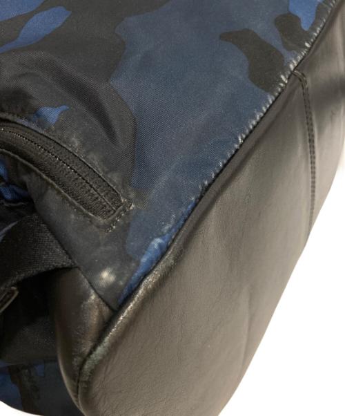 COACH（コーチ）COACH (コーチ) Terrain Trek Pack In Printed Nylon カモフラ柄バックパック ブルーの古着・服飾アイテム