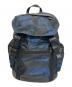 COACH（コーチ）の古着「Terrain Trek Pack In Printed Nylon カモフラ柄バックパック」｜ブルー
