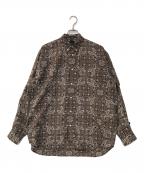 DAIWA PIER39ダイワ ピア39）の古着「TECH BUTTON DOWN L/S SHIRT」｜ブラウン