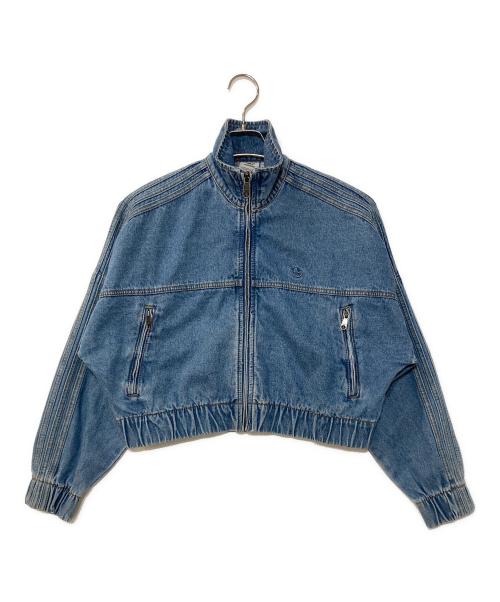 adidas（アディダス）adidas (アディダス) エッセンシャルズ デニム トラックトップ インディゴ サイズ:Sの古着・服飾アイテム