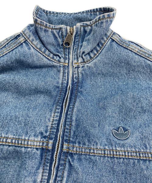 adidas（アディダス）adidas (アディダス) エッセンシャルズ デニム トラックトップ インディゴ サイズ:Sの古着・服飾アイテム