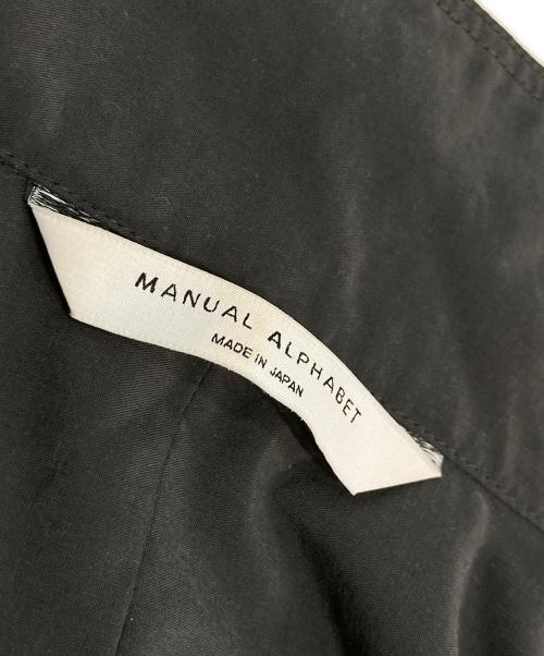 Manual Alphabet（マニュアル アルファベット）Manual Alphabet (マニュアル アルファベット) ミリタリーナイロンシャツ グレー サイズ:2の古着・服飾アイテム