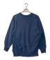 Champion REVERSE WEAVE (チャンピオン リバース ウィーブ) 90’ｓ ダメージカレッジロゴスウェット ネイビー サイズ:XL(着丈68cm/身幅57cm/肩幅48㎝/袖丈58㎝)：12000円