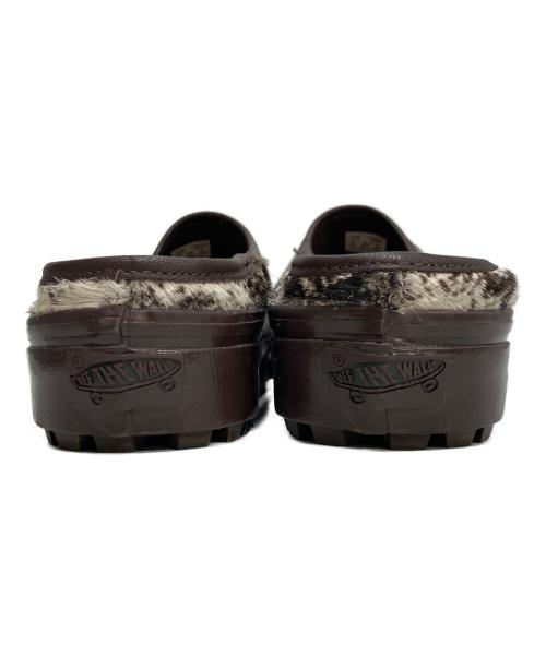 VANS（ヴァンズ）VANS (ヴァンズ) ハラコスリッポン ブラウン サイズ:24.5の古着・服飾アイテム