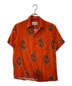 WACKO MARIAワコマリア）の古着「HAWAIIAN SHIRT S/S (TYPE-18)」｜オレンジ