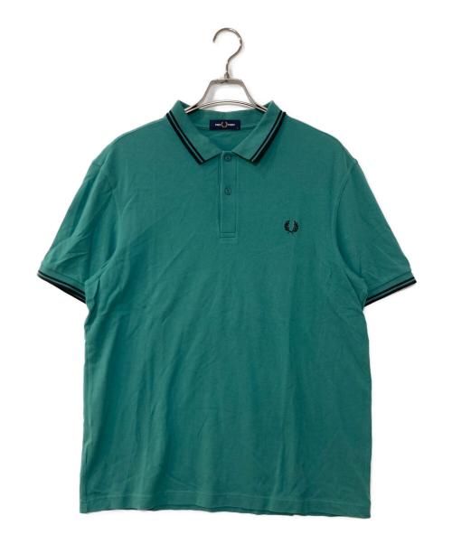 FRED PERRY（フレッドペリー）FRED PERRY (フレッドペリー) The Fred Perry Shirt フレッドペリーシャツ ポロシャツ グリーン サイズ:XLの古着・服飾アイテム