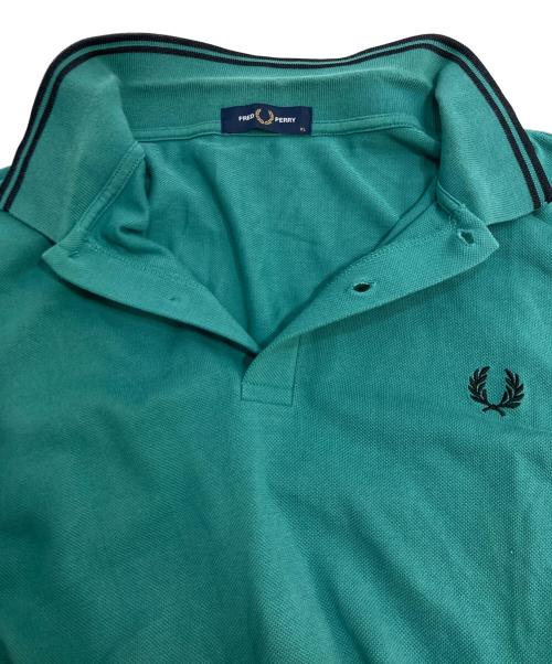 FRED PERRY（フレッドペリー）FRED PERRY (フレッドペリー) The Fred Perry Shirt フレッドペリーシャツ ポロシャツ グリーン サイズ:XLの古着・服飾アイテム