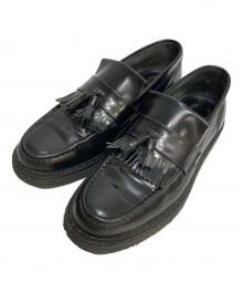 GEORGE COX×FRED PERRY（ジョージコックス×フレッドペリー）の古着「Tassel Loafer Leather タッセルローファー」｜ブラック
