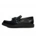 GEORGE COX (ジョージコックス) FRED PERRY (フレッドペリー) Tassel Loafer Leather タッセルローファー ブラック サイズ:UK8：15000円
