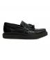 中古・古着 GEORGE COX (ジョージコックス) FRED PERRY (フレッドペリー) Tassel Loafer Leather タッセルローファー ブラック サイズ:UK8：15000円