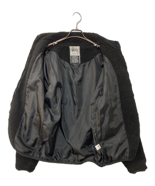 stussy（ステューシー）stussy (ステューシー) ボアジャケット ブラック サイズ:Lの古着・服飾アイテム