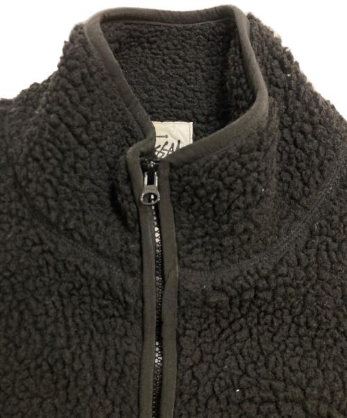 stussy（ステューシー）stussy (ステューシー) ボアジャケット ブラック サイズ:Lの古着・服飾アイテム