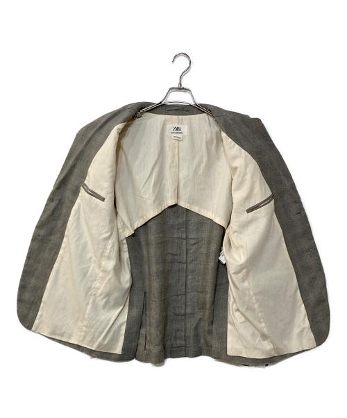 ZARA（ザラ）ZARA (ザラ) リネンレーヨンセットアップスーツ ベージュ サイズ:JKT EUR54/PANT EUR46の古着・服飾アイテム