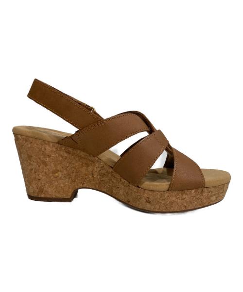 CLARKS（クラークス）CLARKS (クラークス) GISELLE BEACH ジゼルビーチ ブラウン サイズ:UK4 1/2Dの古着・服飾アイテム