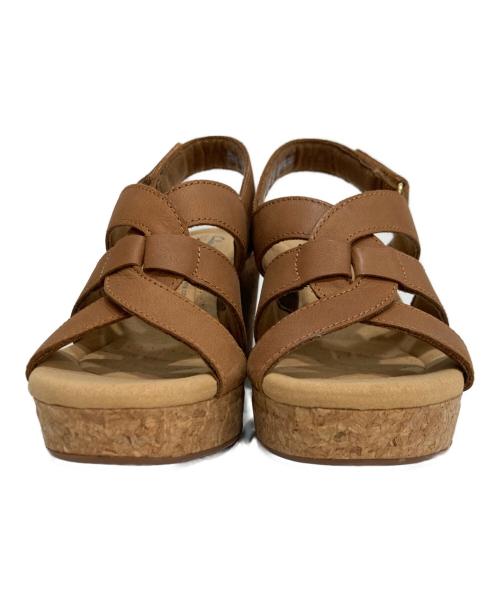 CLARKS（クラークス）CLARKS (クラークス) GISELLE BEACH ジゼルビーチ ブラウン サイズ:UK4 1/2Dの古着・服飾アイテム