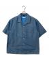 WILD THINGS（ワイルドシングス）の古着「NANOTEX DENIM S/S SHIRT ナノテックスデニムS/Sシャツ」｜ブルー
