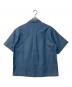 WILD THINGS (ワイルドシングス) NANOTEX DENIM S/S SHIRT ナノテックスデニムS/Sシャツ ブルー サイズ:M：5000円