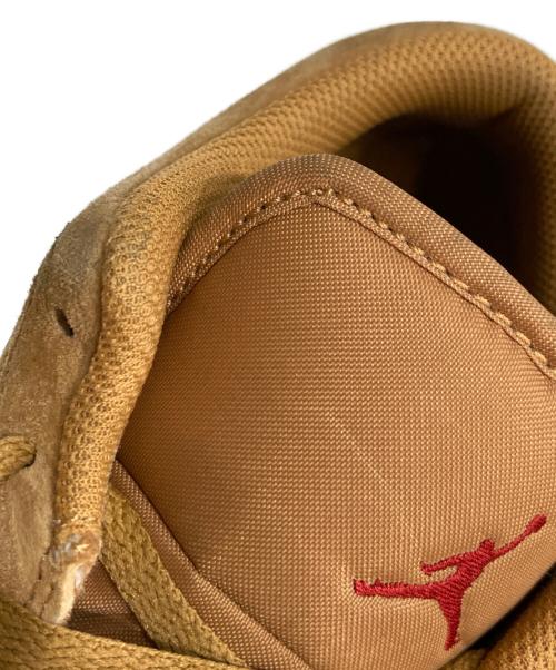 NIKE（ナイキ）NIKE (ナイキ) AIR JORDAN 1 LOW SE FLAX/FLAX-VARSITY RED-MUSLIN エア ジョーダン 1 LOW SE ブラウン サイズ:28の古着・服飾アイテム