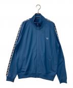 FRED PERRYフレッドペリー）の古着「Taped Track Jacket トラックジャケット」｜ブルー