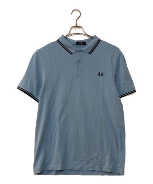 FRED PERRY（フレッドペリー）FRED PERRY (フレッドペリー) ポロシャツ ブルー サイズ:XLの古着・服飾アイテム
