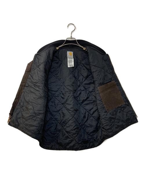 CarHartt（カーハート）CarHartt (カーハート) 裏キルティングダックベスト ブラウン サイズ:Medium Regularの古着・服飾アイテム