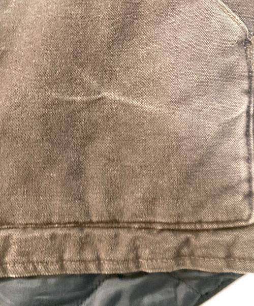 CarHartt（カーハート）CarHartt (カーハート) 裏キルティングダックベスト ブラウン サイズ:Medium Regularの古着・服飾アイテム