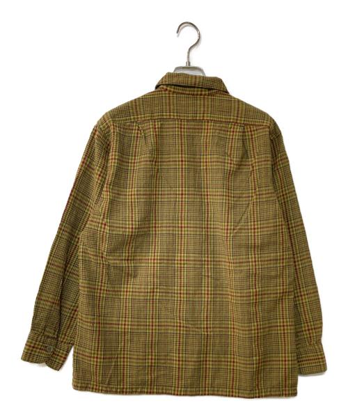PENDLETON（ペンドルトン）PENDLETON (ペンドルトン) 60`sウールオープンカラーシャツ ブラウン サイズ:Mの古着・服飾アイテム