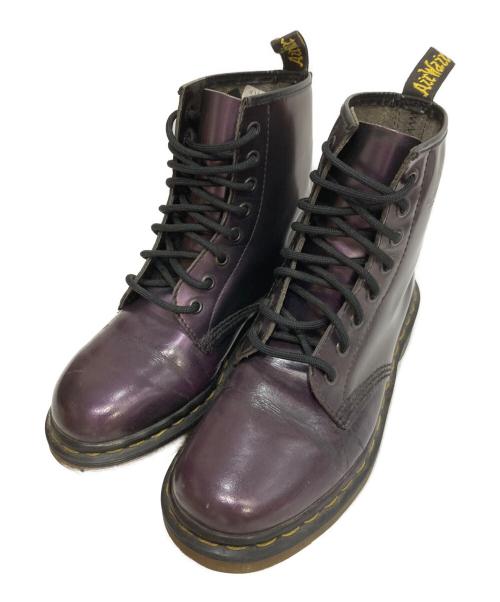 Dr.Martens（ドクターマーチン）Dr.Martens (ドクターマーチン) 1460 W VEGAN Chrome ブーツ パープル サイズ:記載なしの古着・服飾アイテム