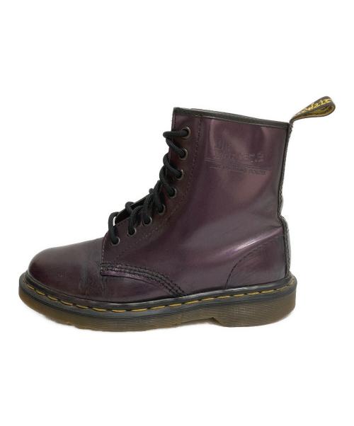 Dr.Martens（ドクターマーチン）Dr.Martens (ドクターマーチン) 1460 W VEGAN Chrome ブーツ パープル サイズ:記載なしの古着・服飾アイテム