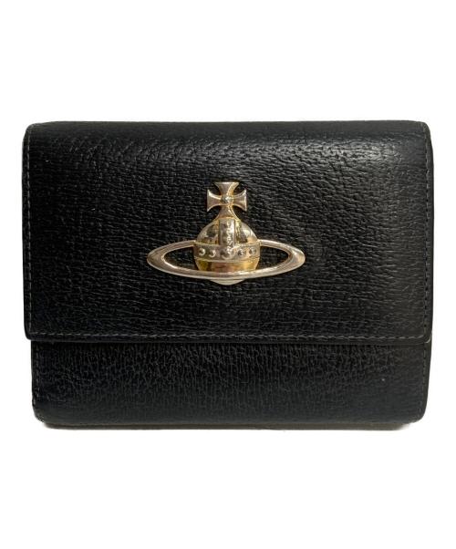 Vivienne Westwood（ヴィヴィアンウエストウッド）Vivienne Westwood (ヴィヴィアンウエストウッド) オーブコンパクトウォレット ブラックの古着・服飾アイテム