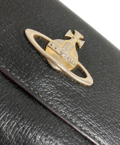 Vivienne Westwood（ヴィヴィアンウエストウッド）Vivienne Westwood (ヴィヴィアンウエストウッド) オーブコンパクトウォレット ブラックの古着・服飾アイテム