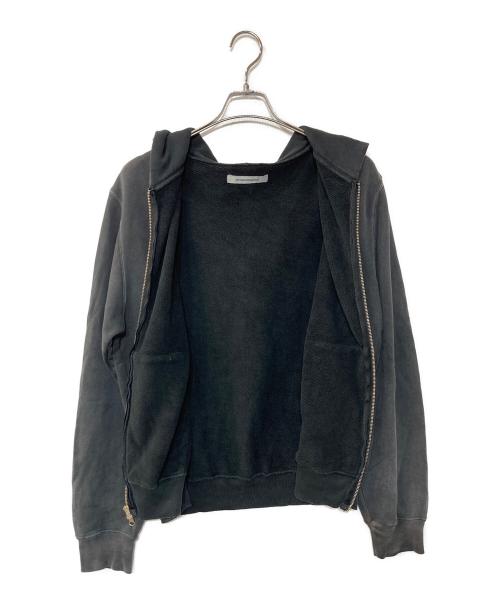 NO MAINTENANCE（ノーメンテナンス）NO MAINTENANCE (ノーメンテナンス) DARTED ZIP HOODIE  グレー サイズ:Mの古着・服飾アイテム