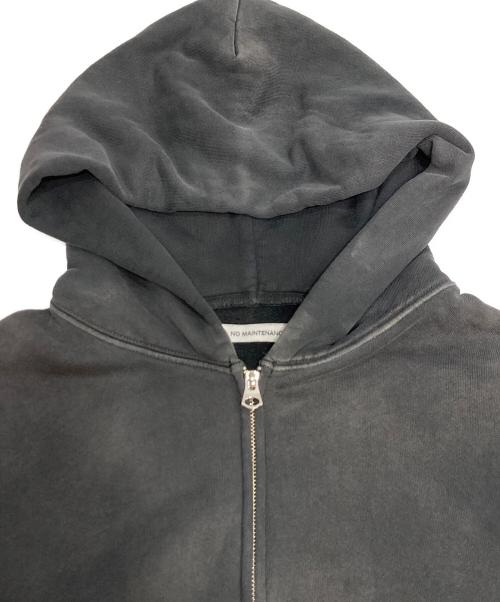 NO MAINTENANCE（ノーメンテナンス）NO MAINTENANCE (ノーメンテナンス) DARTED ZIP HOODIE  グレー サイズ:Mの古着・服飾アイテム
